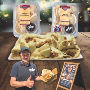 Pierogi ukraińskie z sosem On'On EDYCJA LIMITOWANA